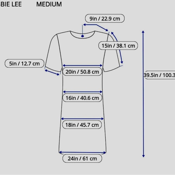 Robbie Bee Sheath Dress M Navy Blue Geometric Floral Print Knee Lnth 3/4 Sleeves - Picture 8 of 12